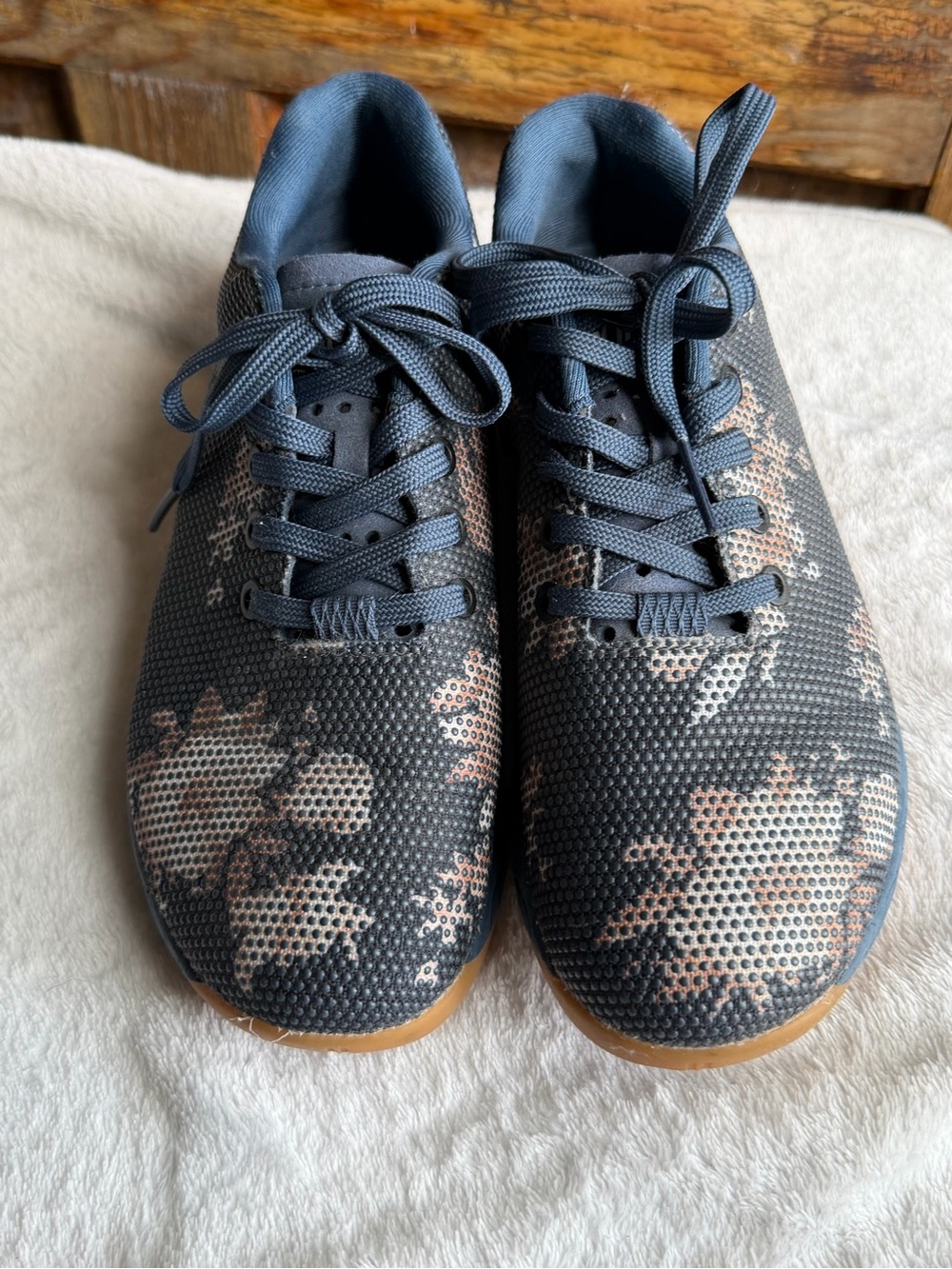 NOBULL Navy Floral Knit Training Shoes